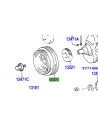 Poulie damper vilebrequin de courroies KZJ7 KZJ9 TOYOTA - accessoire