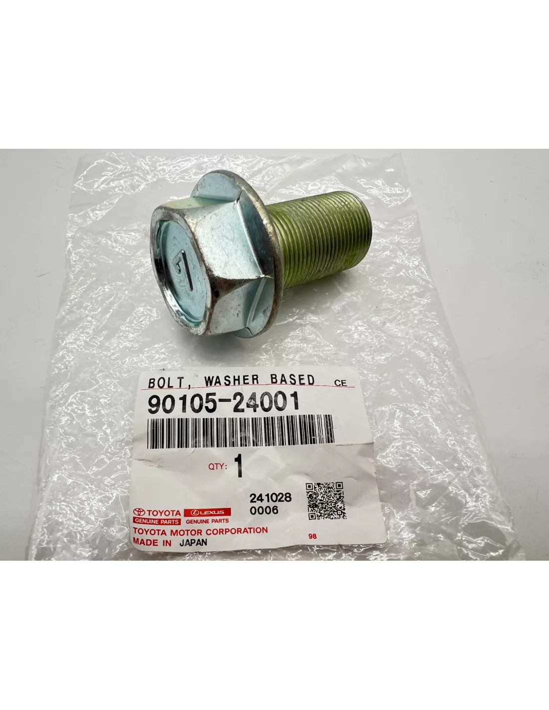 Boulon de fixation de poulie damper sur vilebrequin HDJ80 HDJ100 HZJ7