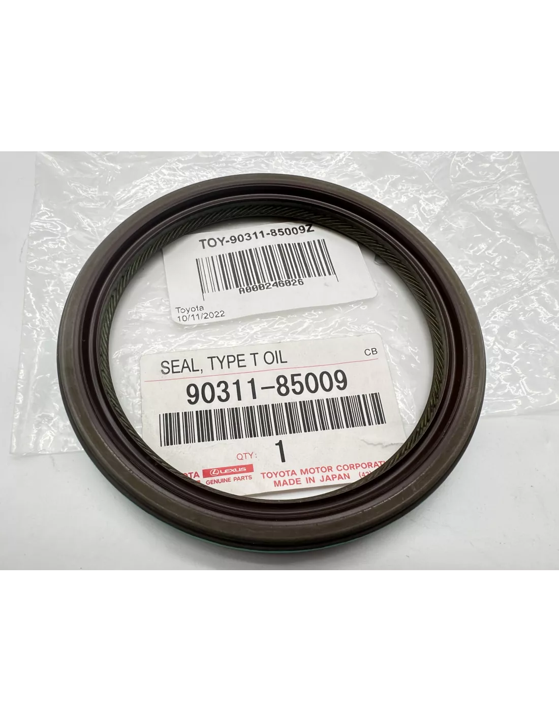 Joint spi arrière vilebrequin côté volant moteur LJ7 Hilux 2.4D et