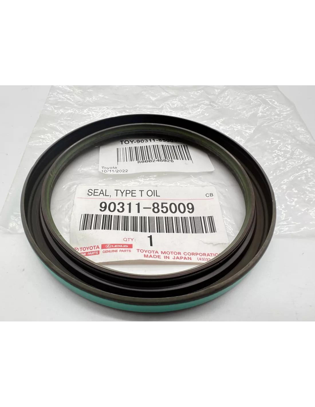 Joint spi arrière vilebrequin côté volant moteur LJ7 Hilux 2.4D et