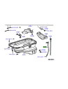 Guide de jauge de niveau d'huile KZJ70 KZJ73 4Runner 3.0TD TOYOTA -