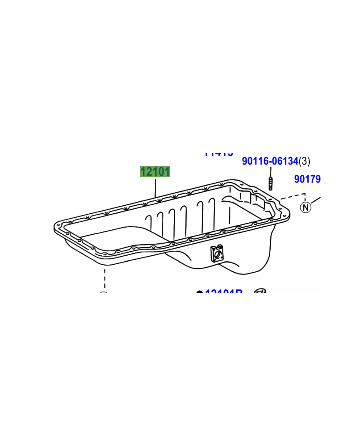 Carter huile moteur HZJ78 HZJ79 TOYOTA - accessoire 4x4