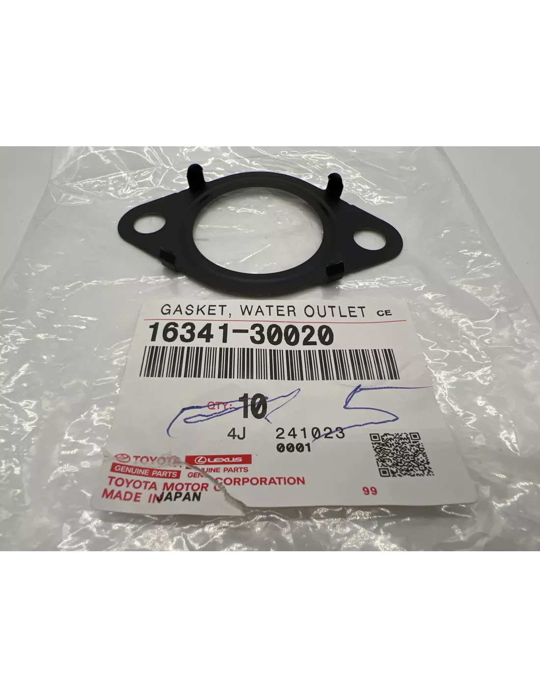 Joint pipe eau sur culasse KDJ9 KDJ12 KDJ15 Hilux Vigo TOYOTA -
