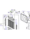 Durite inférieure radiateur de refroidissement KDJ90 KDJ95 TOYOTA -
