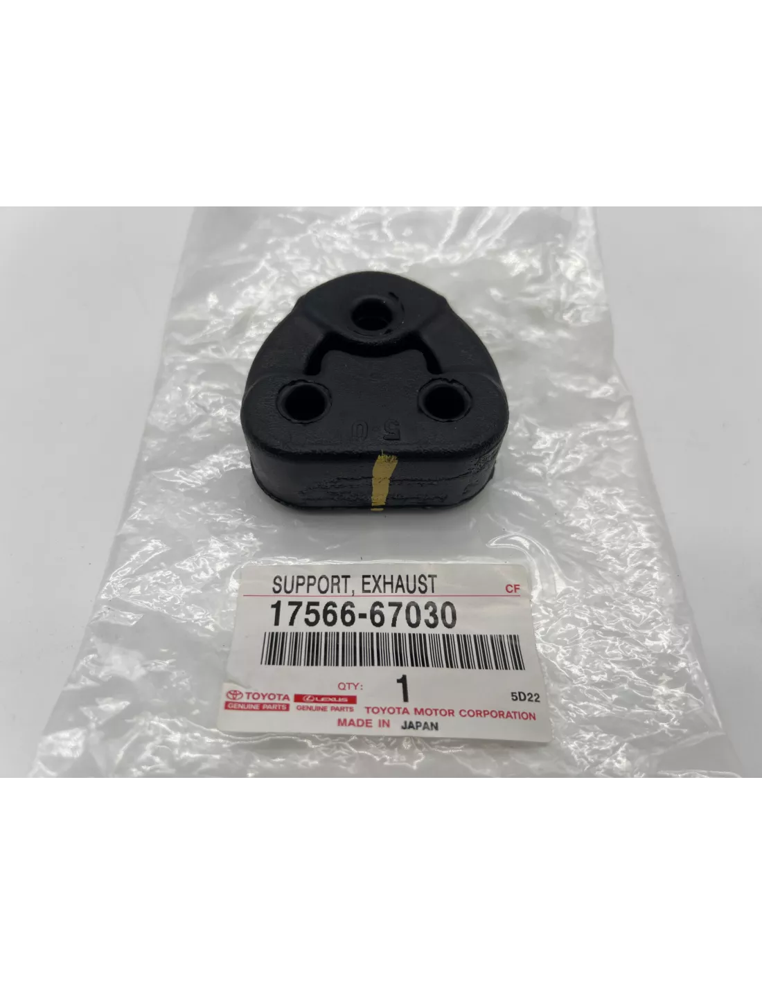 Silent bloc sortie arrière échappement KDJ9 KZJ9 TOYOTA - accessoire