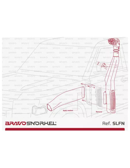 Snorkel Bravo pour Land Rover Defender II (2019+) BRAVO SNORKEL -