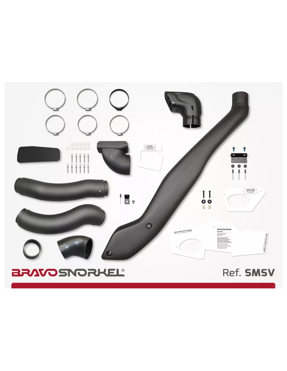 Snorkel Bravo pour Mercedes Sprinter après 2022 W907 2.0 BVA9 BRAVO