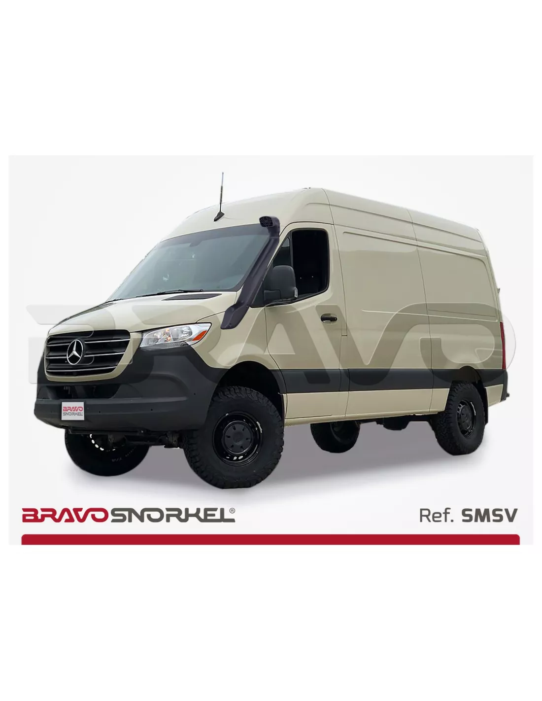 Snorkel Bravo pour Mercedes Sprinter après 2022 W907 2.0 BVA9 BRAVO