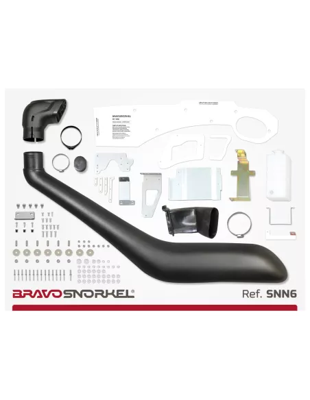 Snorkel Bravo pour Nissan Navara D23 NP300 2015 - 2021 BRAVO SNORKEL