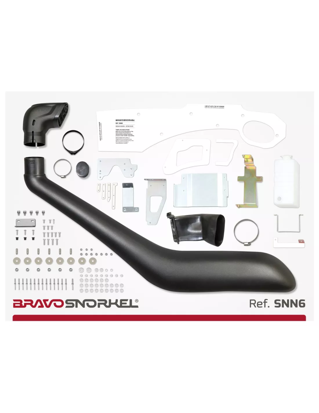 Snorkel Bravo pour Nissan Navara D23 NP300 2015 - 2021 BRAVO SNORKEL
