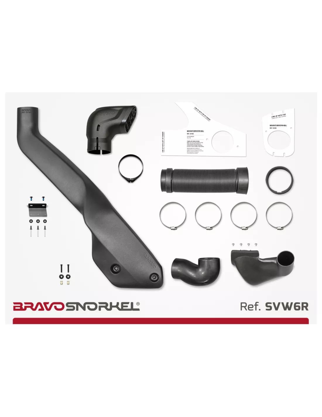 Snorkel Bravo pour Volkswagen Transporter T5 T6 BRAVO SNORKEL -