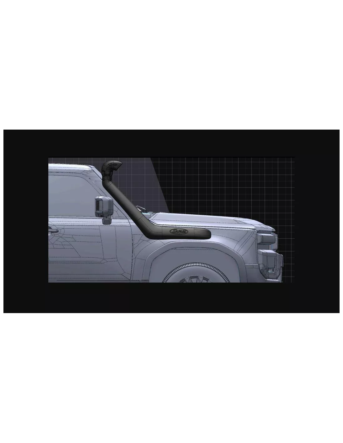 Snorkel Safari Toyota Land Cruiser GDJ250 SAFARI SNORKEL - accessoire