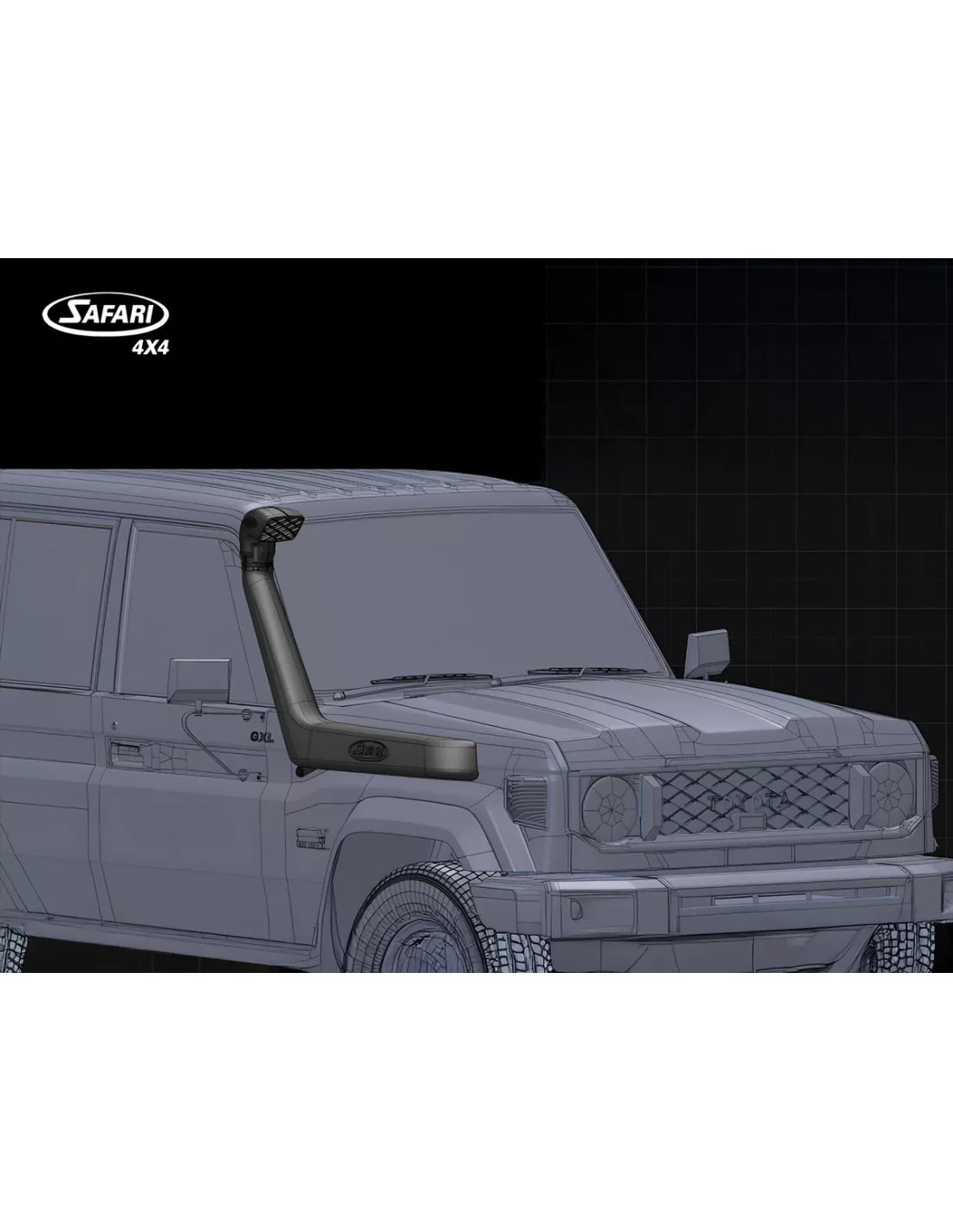 Snorkel Safari Toyota Land Cruiser HZJ7 GDJ7 GRJ7 2024+ SAFARI