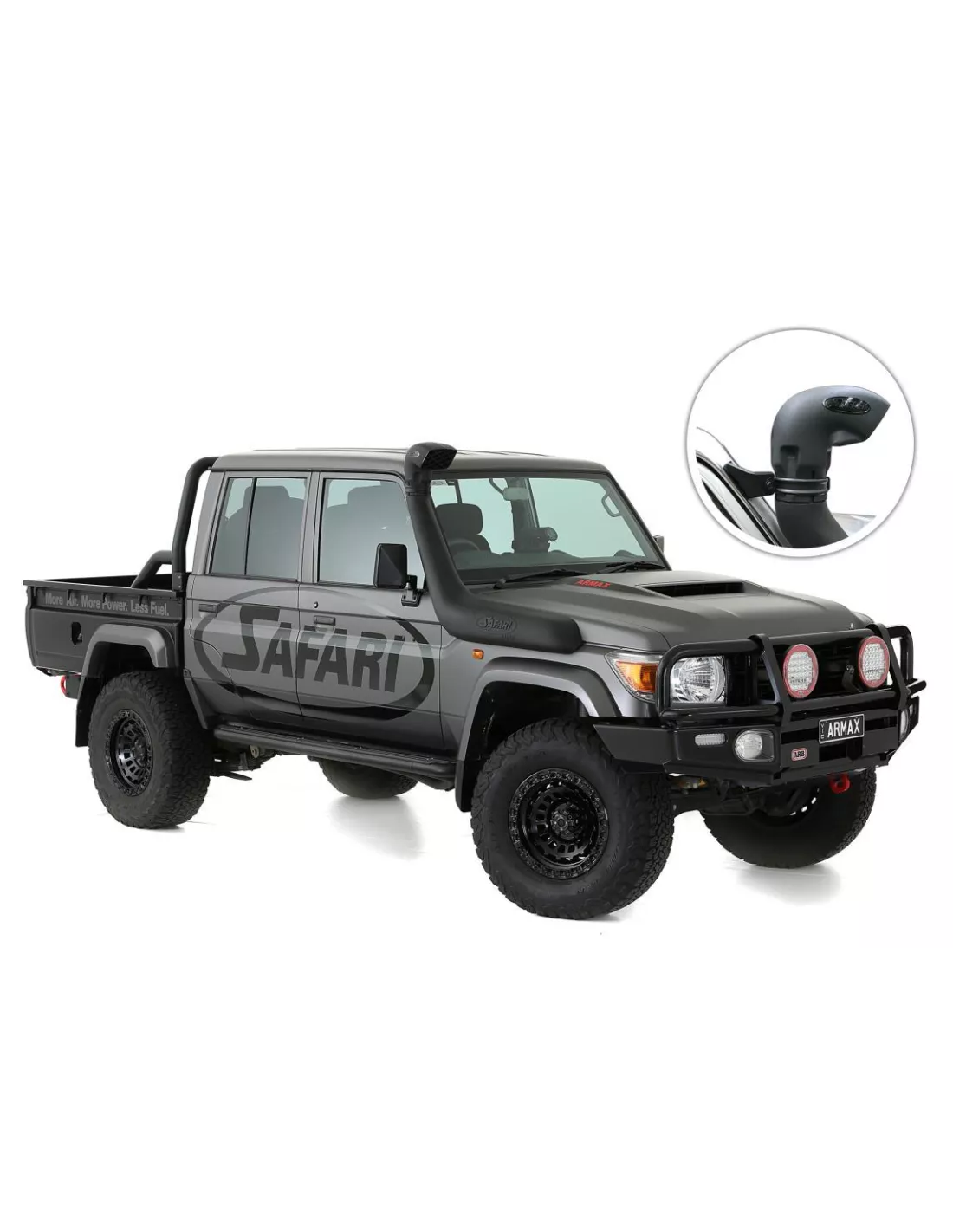 Snorkel Safari Armax Toyota Land Cruiser VDJ7 V8 D4-D 2007-2023