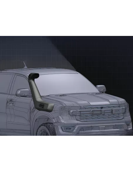 Snorkel Safari Armax Ford Ranger Raptor 2023+ V6 3 0L EcoBoost SAFARI