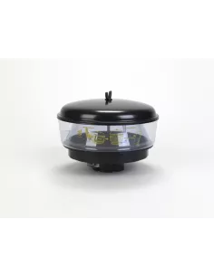 Préfiltre cyclonique Donaldson transparent Ø10 avec entrée Ø3