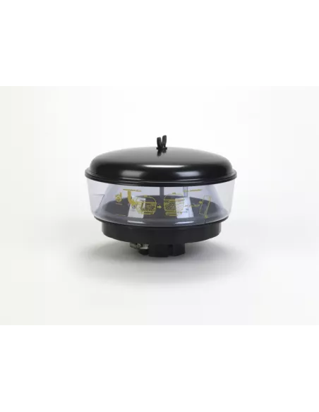 Préfiltre cyclonique Donaldson transparent Ø10 avec entrée Ø3