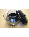 Préfiltre cyclonique Donaldson transparent Ø10 avec entrée Ø3