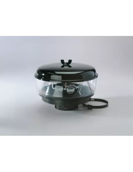 Préfiltre cyclonique Donaldson transparent Ø10 avec entrée Ø3.8