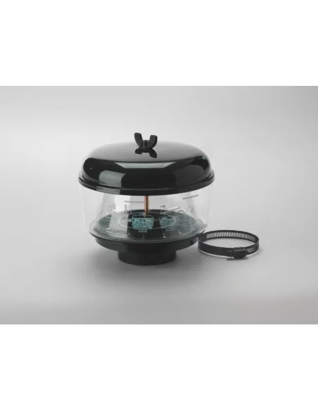 Préfiltre cyclonique Donaldson transparent Ø7 avec entrée Ø3