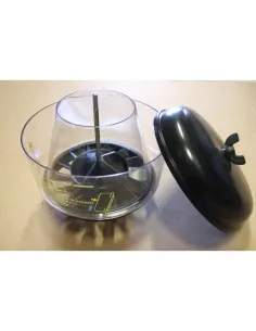 Préfiltre cyclonique Donaldson transparent Ø7 avec entrée Ø3 2