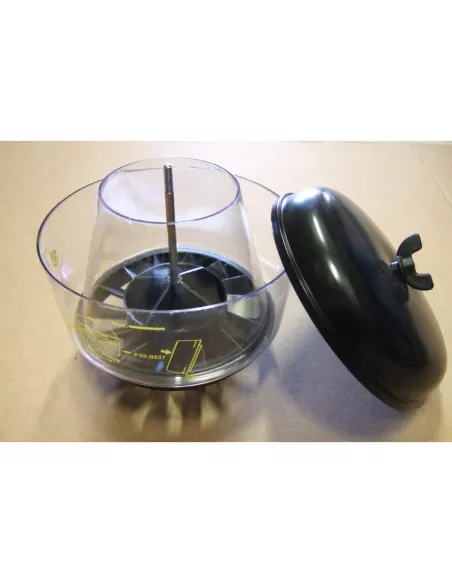 Préfiltre cyclonique Donaldson transparent Ø7 avec entrée Ø3