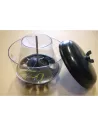 Préfiltre cyclonique Donaldson transparent Ø7 avec entrée Ø3