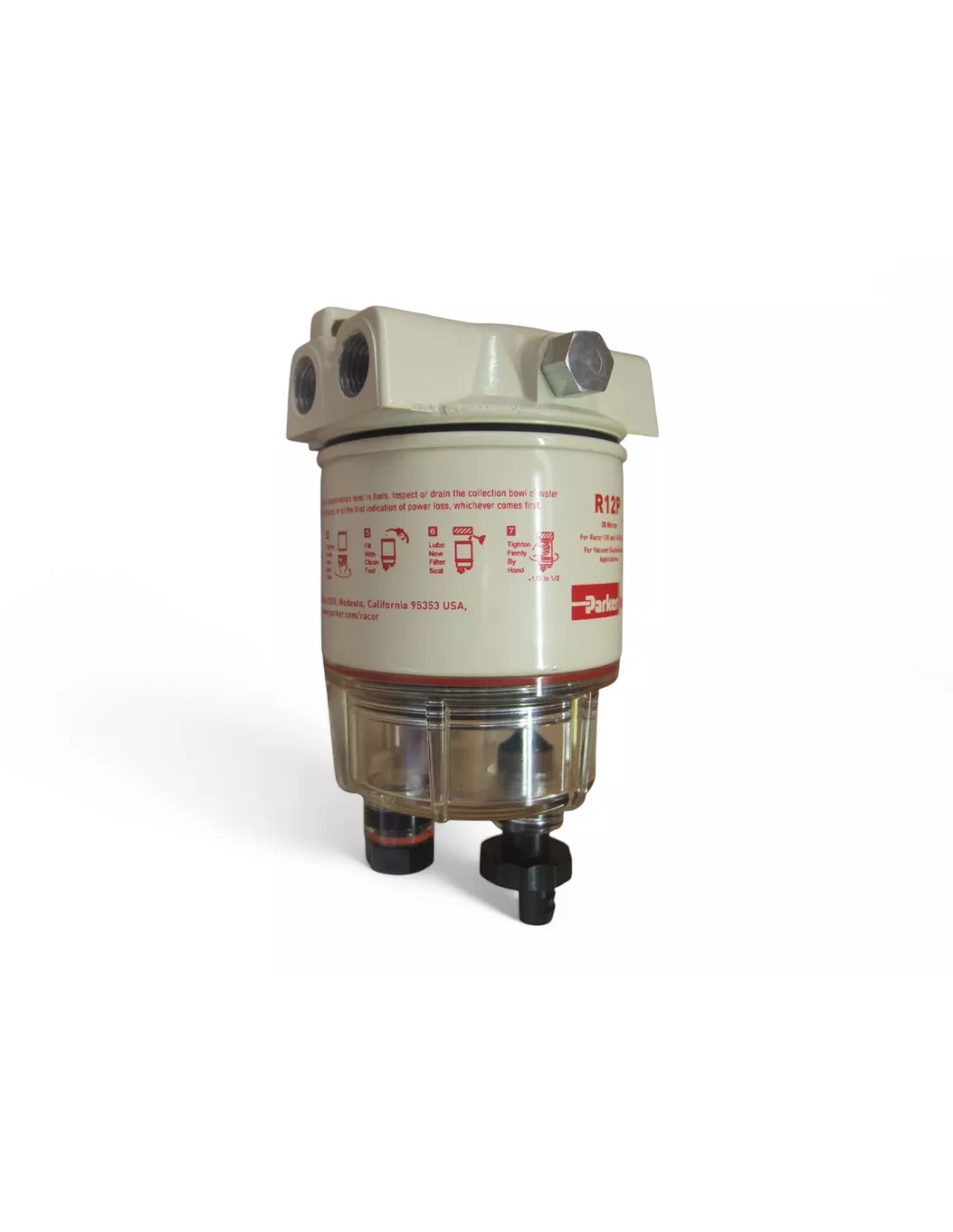 Préfiltre Racor Série 100 120R avec séparateur d'eau - débit 57L/h