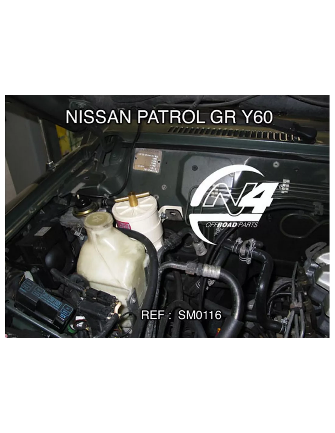 Kit de montage préfiltre Racor pour Nissan Patrol Y60 N4-Offroad