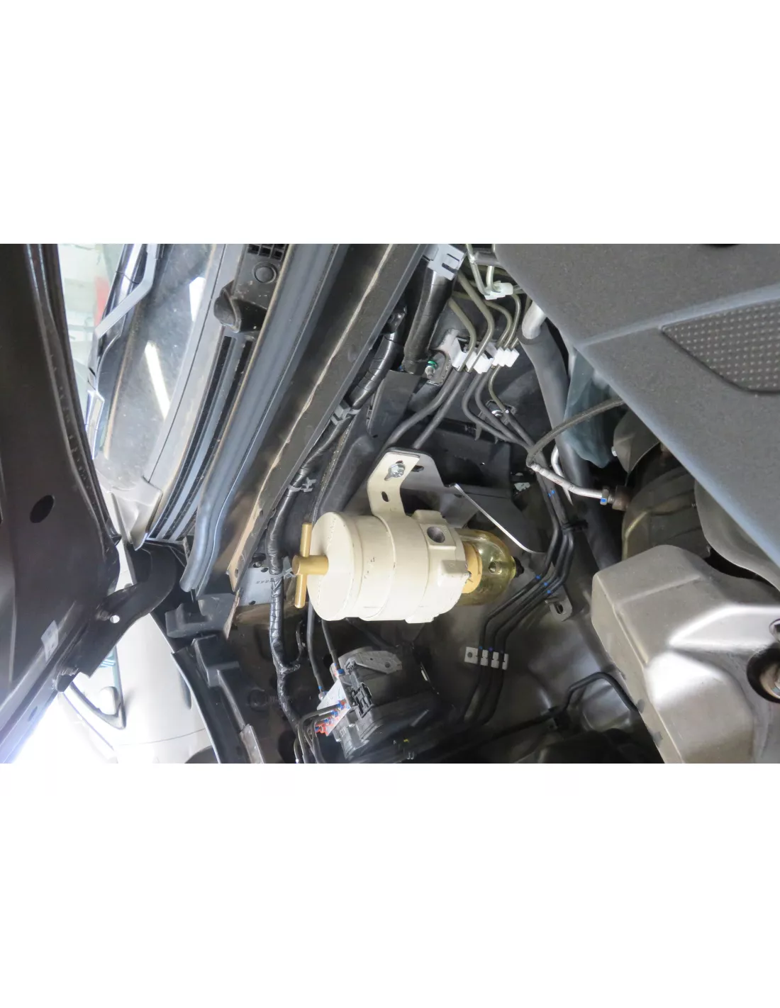 Kit de montage préfiltre Racor 500FG pour Fiat Fullback et Mitsubishi