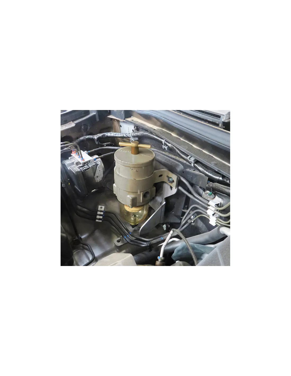 Kit de montage préfiltre Racor 500FG pour Fiat Fullback et Mitsubishi