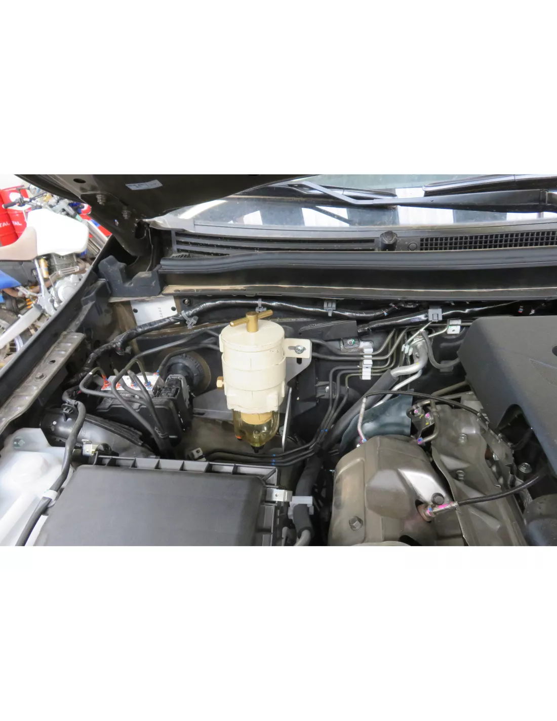 Kit de montage préfiltre Racor 500FG pour Fiat Fullback et Mitsubishi