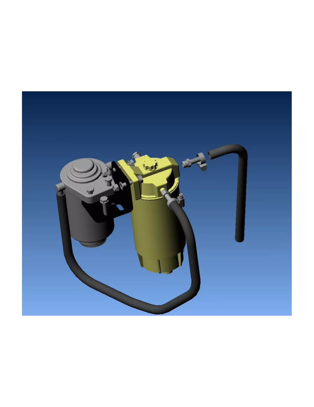 Kit de montage préfiltre Racor pour Nissan Navara D22 2.5TD