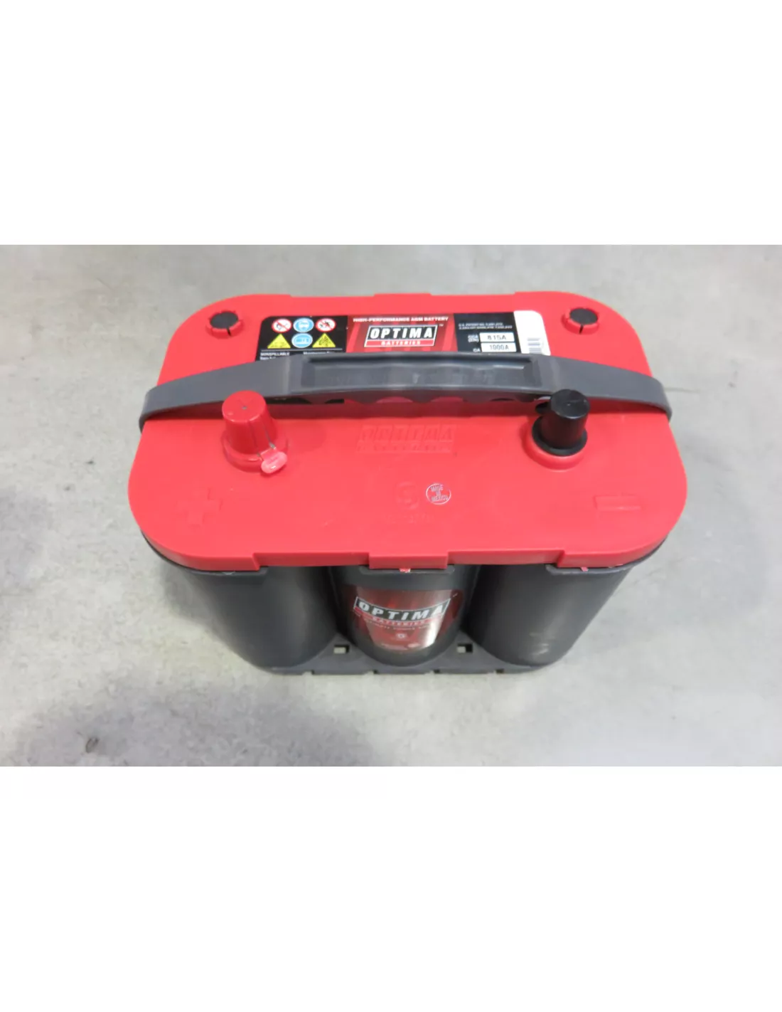 BATTERIE RED TOP C 4 2L OPTIMA ROUGE 815 OPTIMA - accessoire 4x4