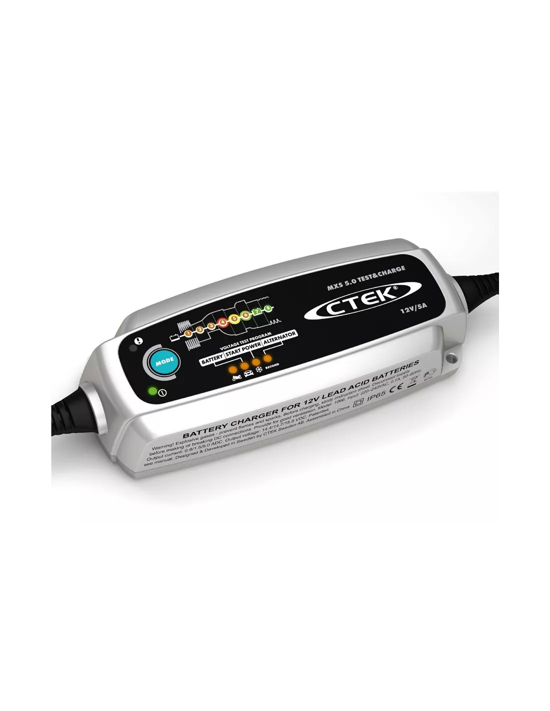 Chargeur de batterie CTEK MXS 5.0 12V 0 8 & 5A CTEK - accessoire 4x4