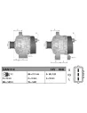 Alternateur Denso 12V 80A NEUF prise ovale Land Cruiser HDJ80 HDJ100