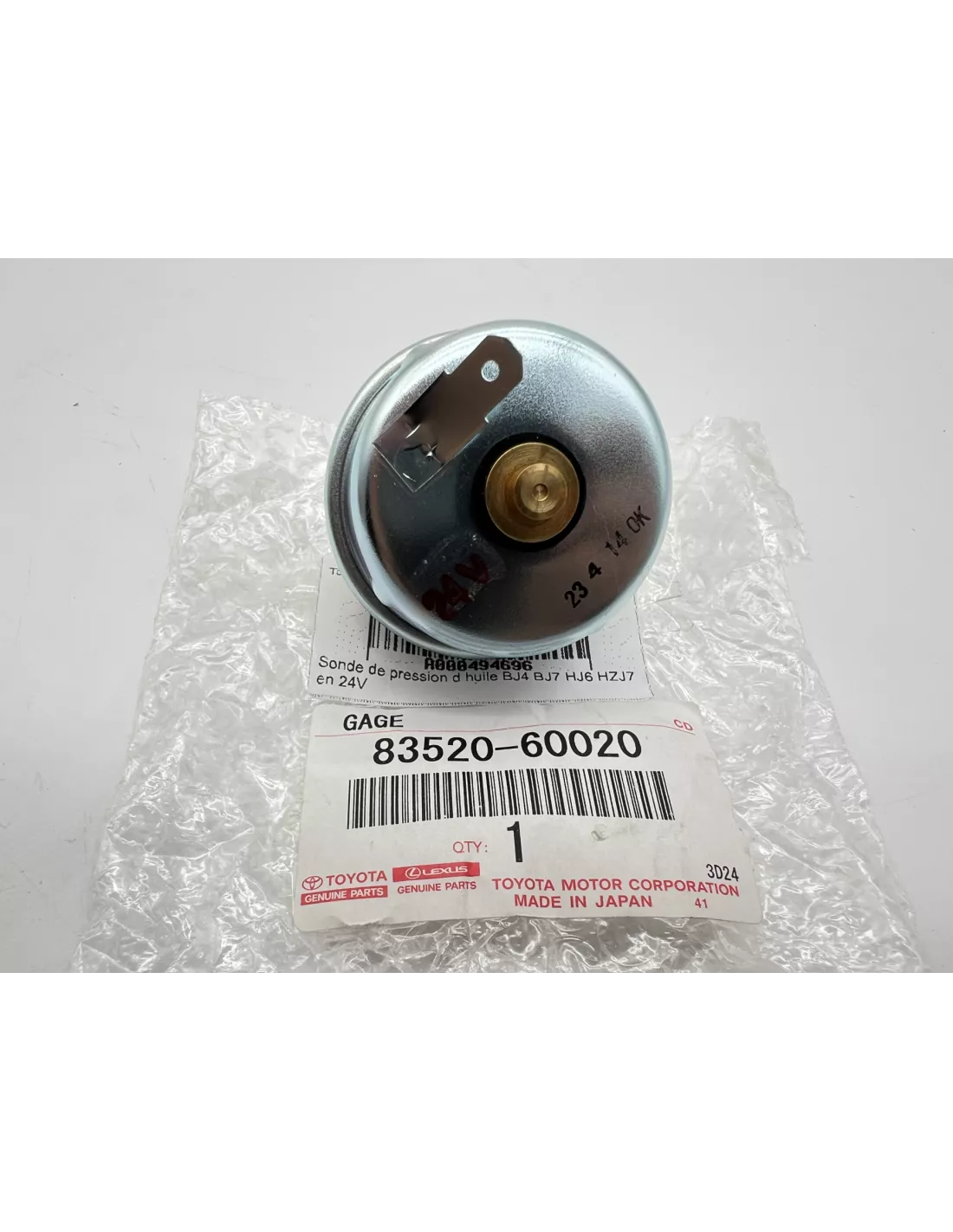 Sonde de pression d huile BJ4 BJ7 HJ6 HZJ7 en 24V TOYOTA - accessoire