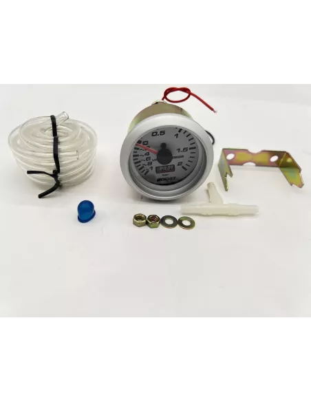 Manomètre de pression de turbo mécanique - 2 bars - Ø42mm - fond
