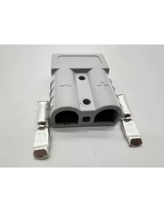 Connecteur hermaphrodite 50A gris - Prise rapide pour câble de 16mm2