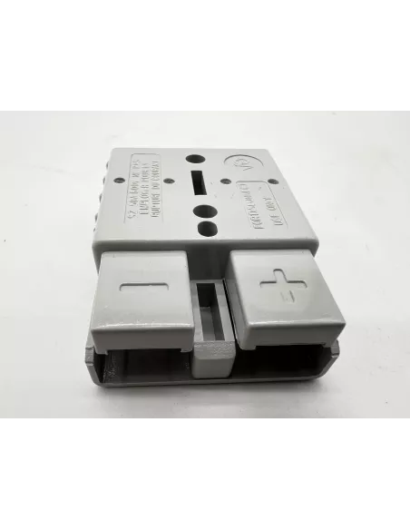 Connecteur hermaphrodite 50A gris - Prise rapide pour câble de 16mm2