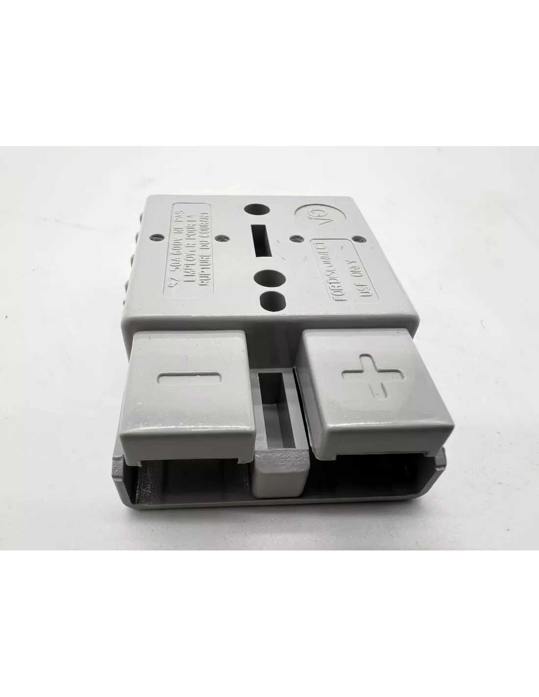 Connecteur hermaphrodite 50A gris - Prise rapide pour câble de 16mm2