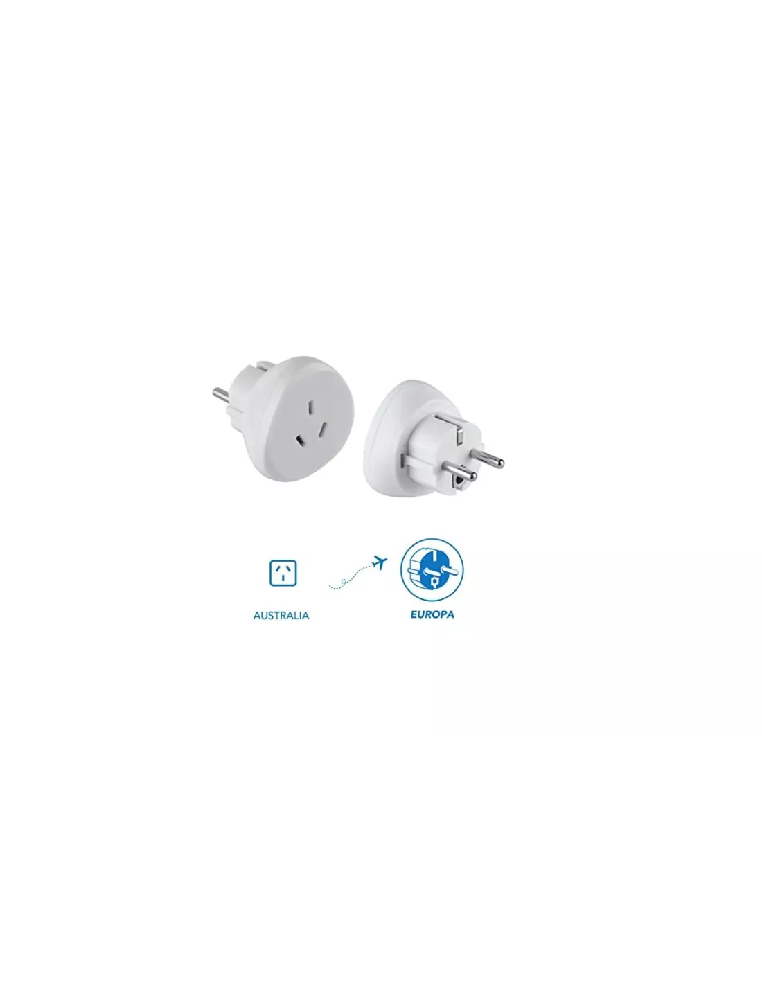 Adaptateur de voyage prise australienne vers prise française /