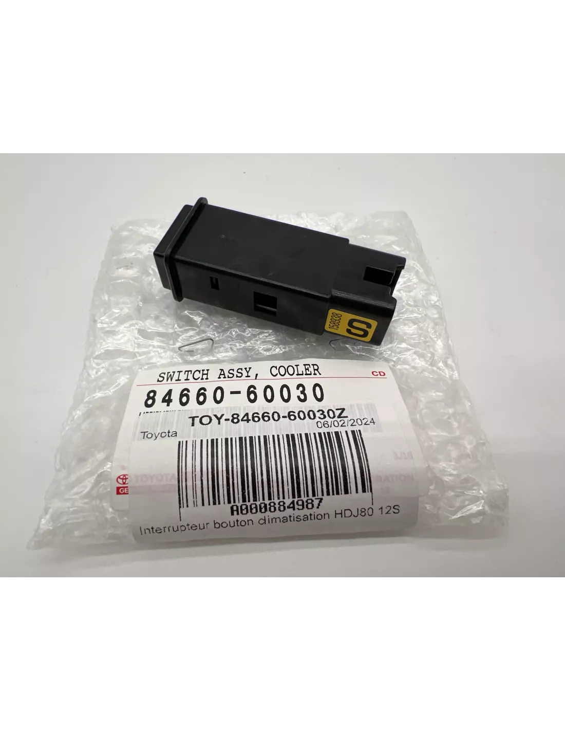 Interrupteur bouton climatisation HDJ80 12S TOYOTA - accessoire 4x4