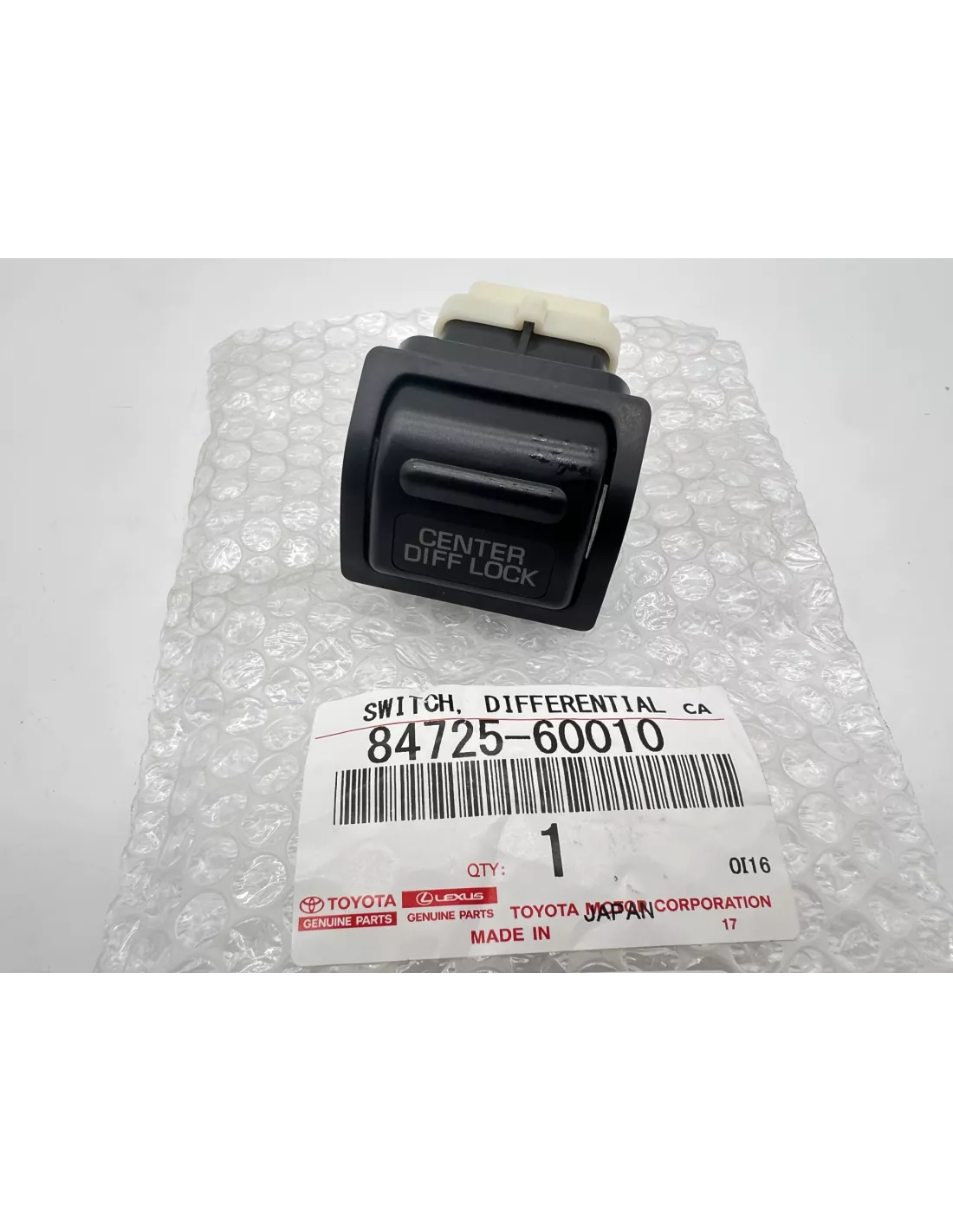Interrupteur blocage de différentiel central HDJ80 12s TOYOTA -