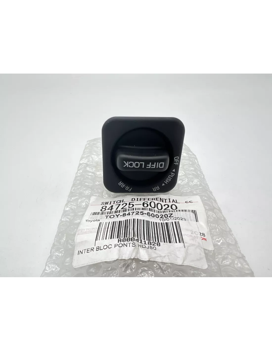 Interrupteur rotatif blocages de différentiels de pont HDJ80 TOYOTA -