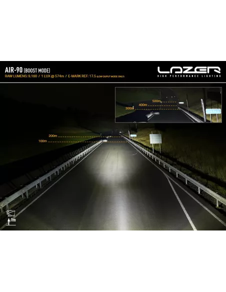 Barre de leds Lazer AIR-90 LAZER - accessoire 4x4