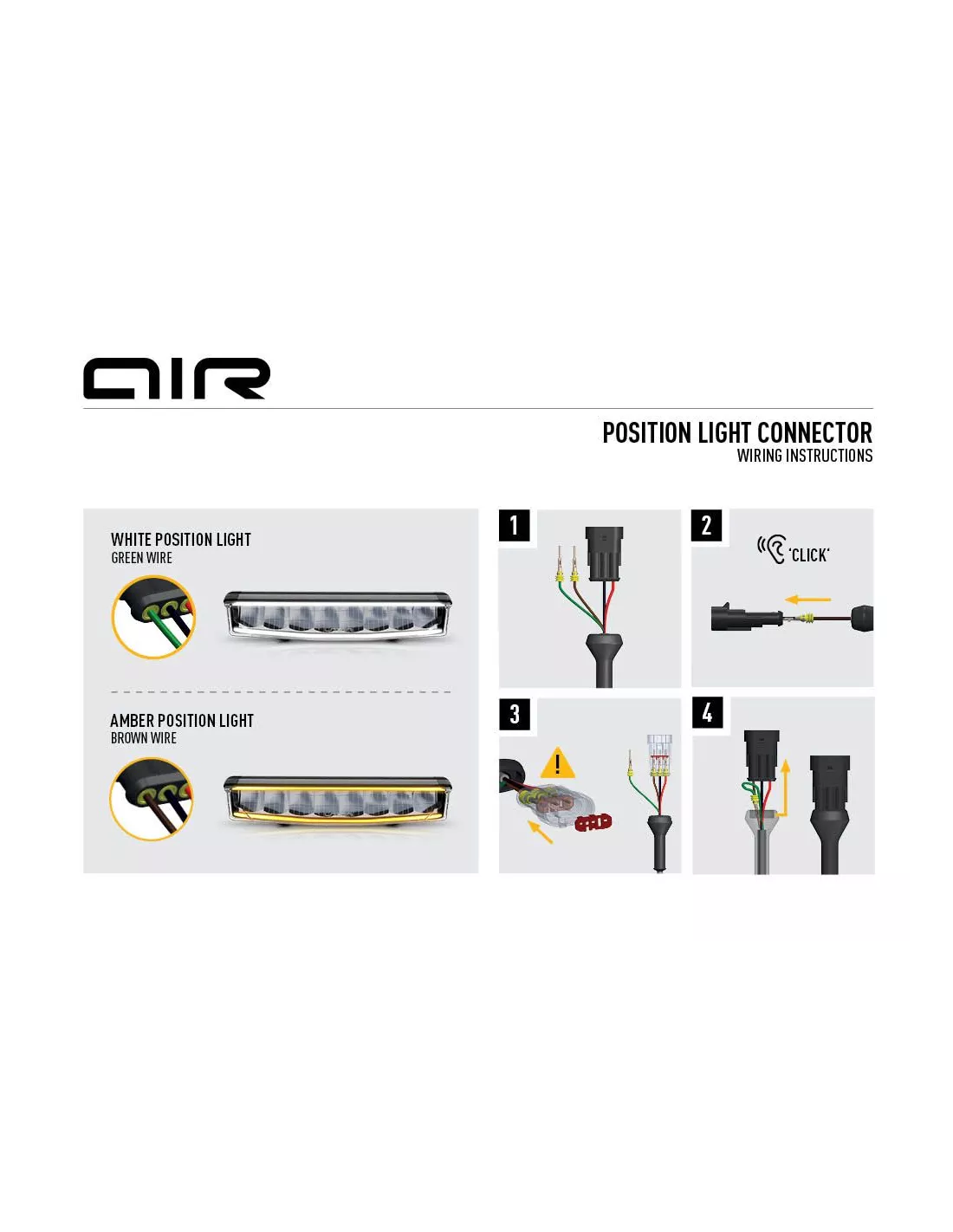Barre LED Lazer AIR-90 avec fonction Beacon LAZER - accessoire 4x4