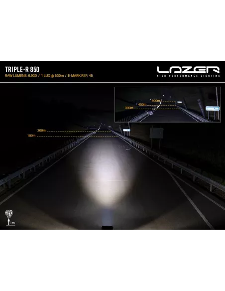 Projecteur leds Lazer Triple-R 850 - avec feux de position LAZER -