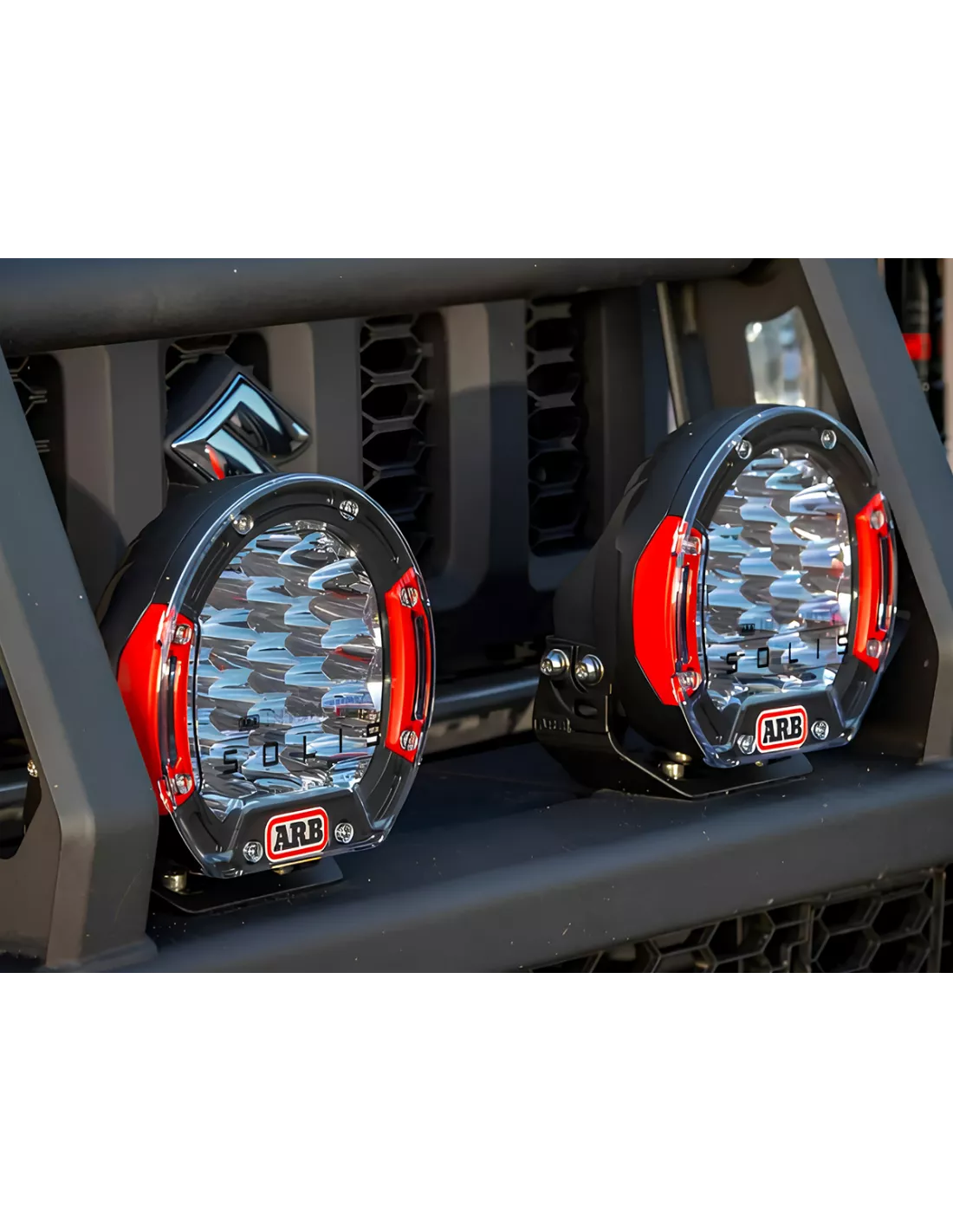 Kit paire longues portées à leds ARB Solis 21 - faisceaux combinés -