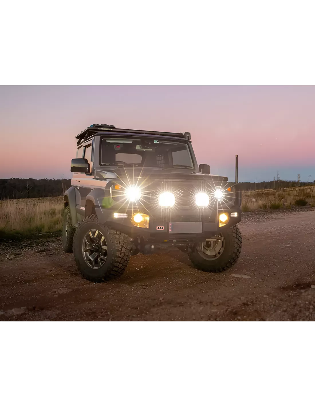 Kit paire longues portées à leds ARB Solis 21 - faisceaux combinés -